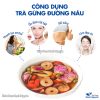 Trà gừng đường nâu mix set (Đường nâu, gừng khô, kỳ tử, hoa hồng, táo đỏ) – Thảo Dược Hạnh Nguyên