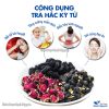 Trà hắc kỳ tử mix set (Hắc kỳ tử, đường phèn, dâu tằm, hoa hồng) – Thảo Dược Hạnh Nguyên