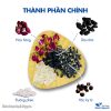 Trà hắc kỳ tử mix set (Hắc kỳ tử, đường phèn, dâu tằm, hoa hồng) – Thảo Dược Hạnh Nguyên