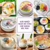 Bột khoai 100g và 20 nguyên liệu nấu chè tự chọn, cùi bưởi, hạt lựu, bột báng, cốm khô, bột năng, trân châu