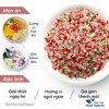 Hạt lựu 100g và 20 nguyên liệu nấu chè tự chọn, cùi bưởi, bột khoai, bột báng, cốm khô, bột năng, trân châu