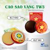 Cao sao vàng TW3 hàng chính hãng, cao xoa bóp giúp giải cảm, giảm nhức đầu, xua đuổi côn trùng